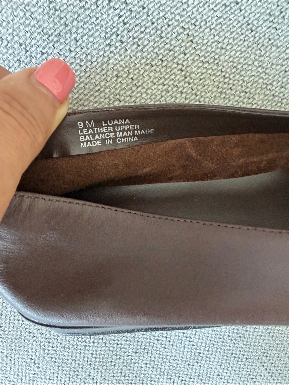 NWOT Partners Brown Leather Slip-On Loafers for Women. 💯 leather - Picture 4 of 5